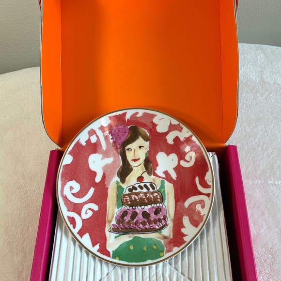 Kate Spade Illustrated Just Desserts Tidbit Plates by Lenox - Picture 1 of 5